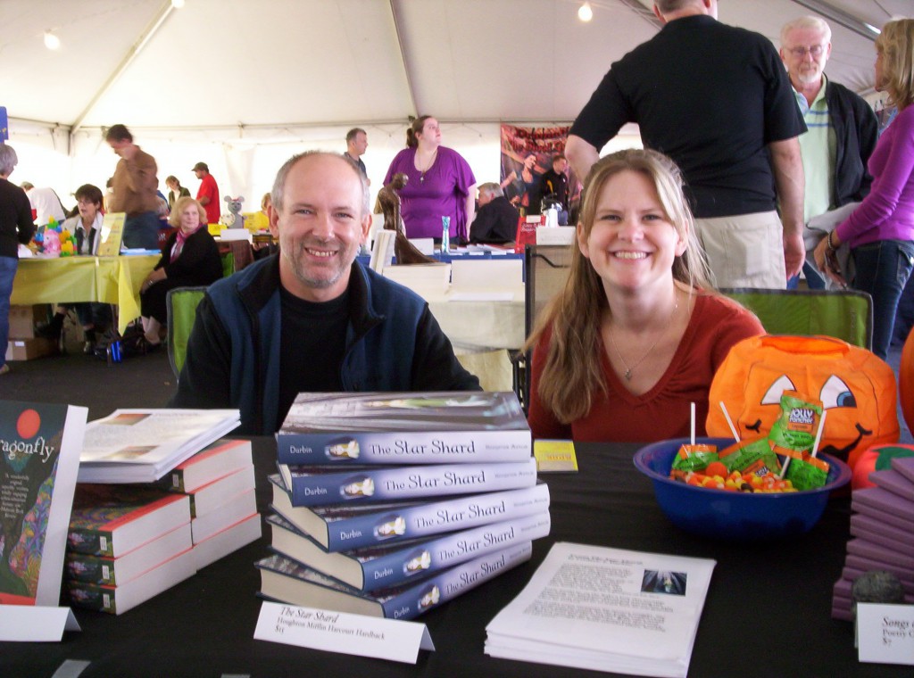 Bridgewater BookFest, Bridgewater, PA, September  14, 2013. Nearly 40 authors gathered in the huge Authors' Tent, signing books and spending a happy day hanging out with a book-loving public. Many thanks to the organizers and all who took part or stopped by!