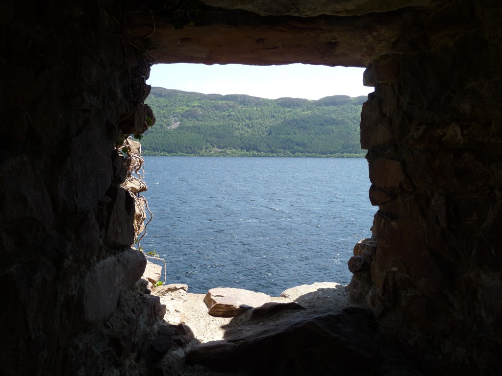 This is how the defenders of Urquhart Castle viewed the loch for generations.