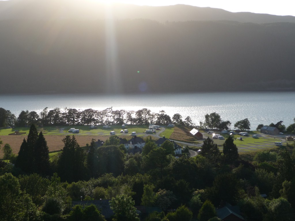 Sunset over Loch Ness