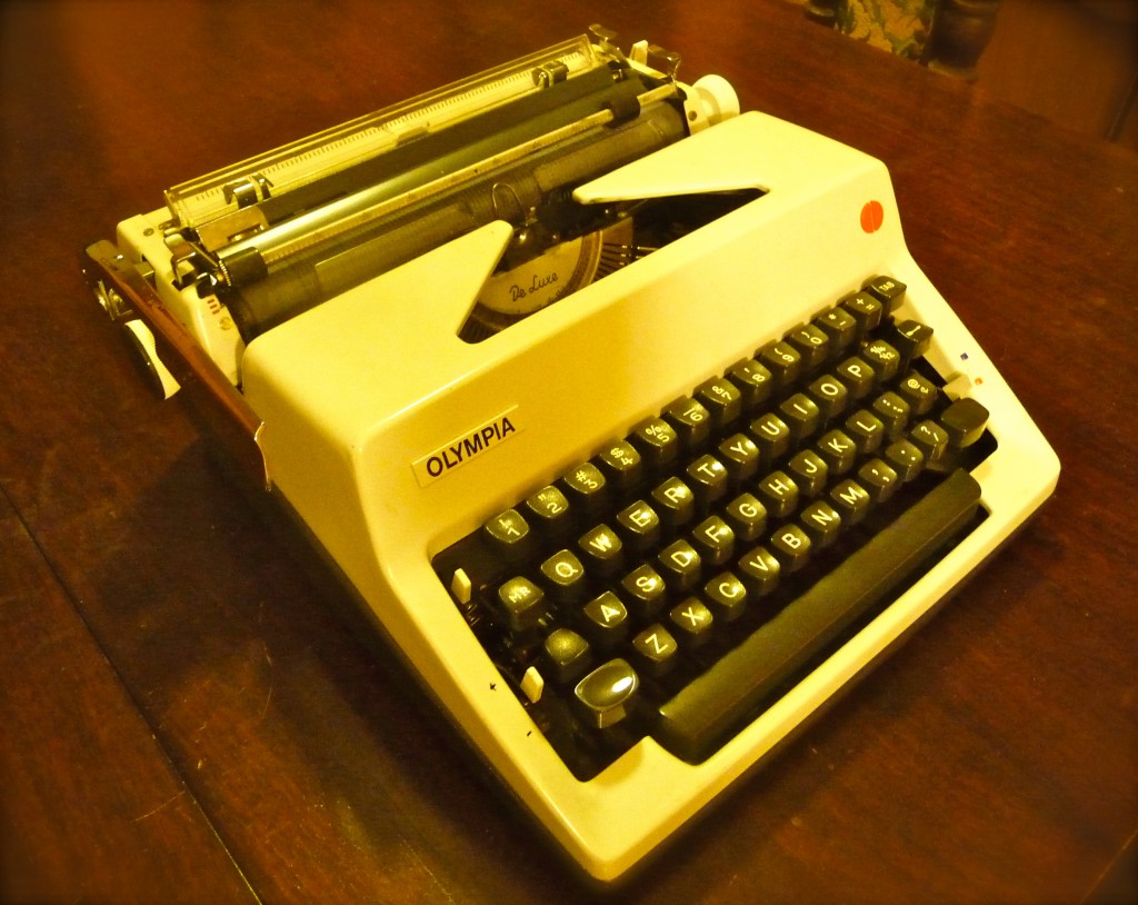 Last but not least, the Olympia SM9 -- truly a writer's typewriter!