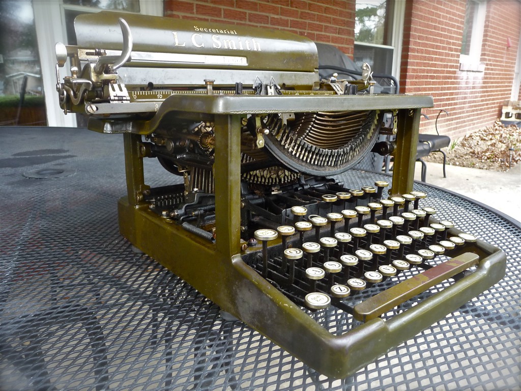 L. C. Smith 8 12, 1930: the oldest typewriter in my collection